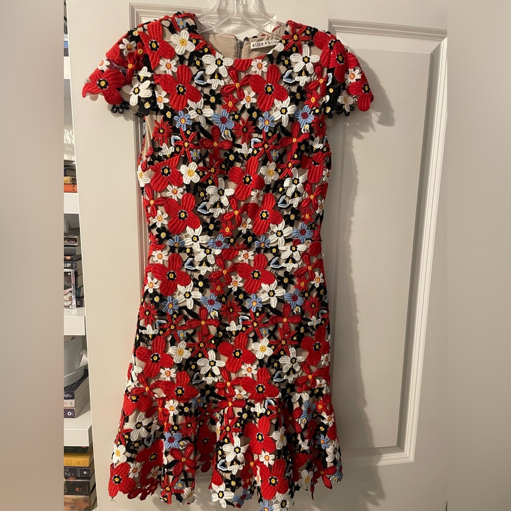 Alice + Olivia Floral Dress